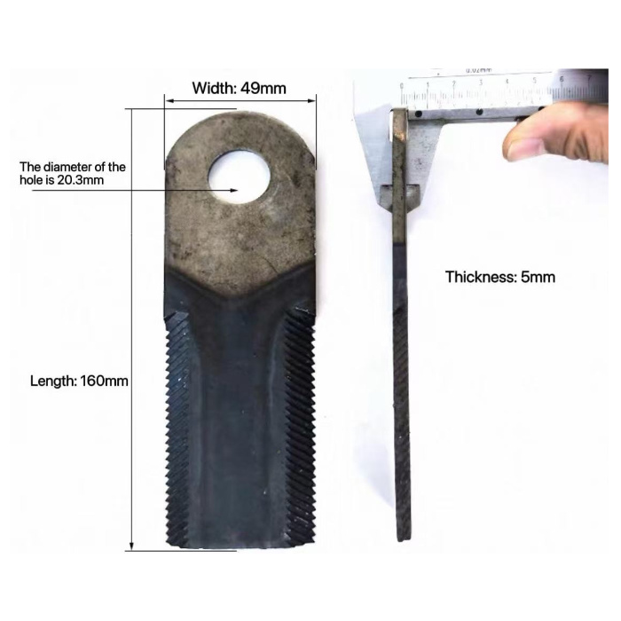 160x49 毫米破碎机切割刀片
