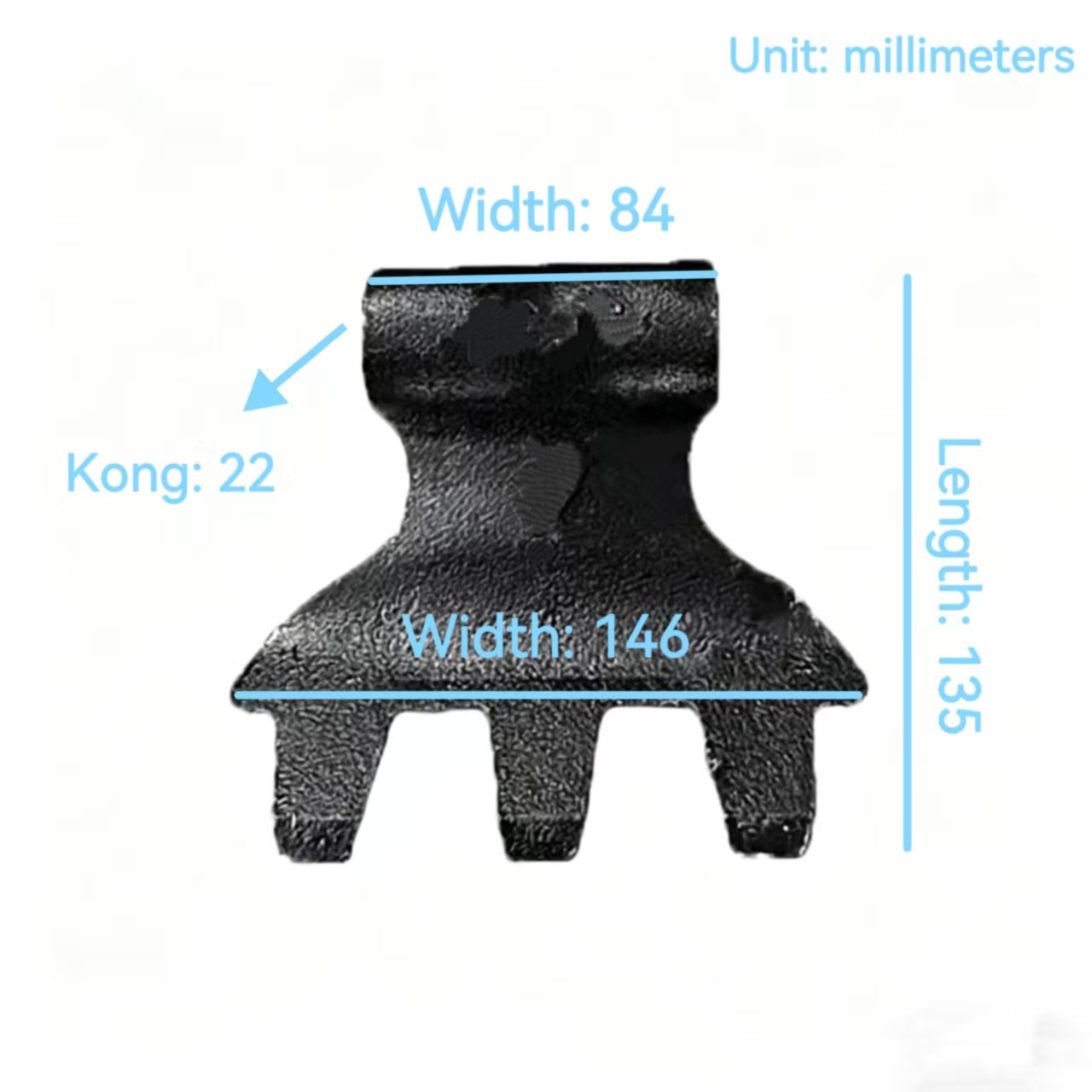 用于秸秆还田机的锤爪